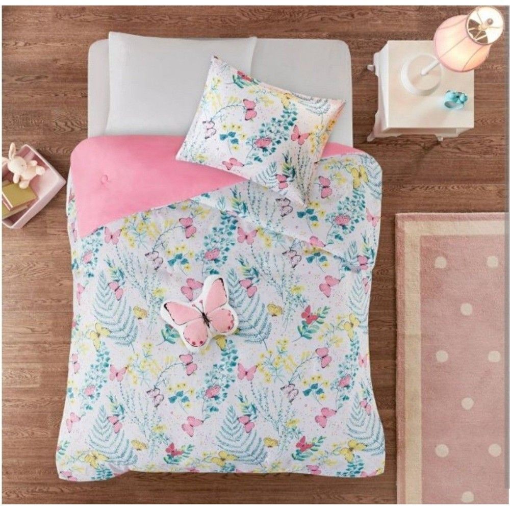 Amelia Printed Butterfly Comforter Set FULL size